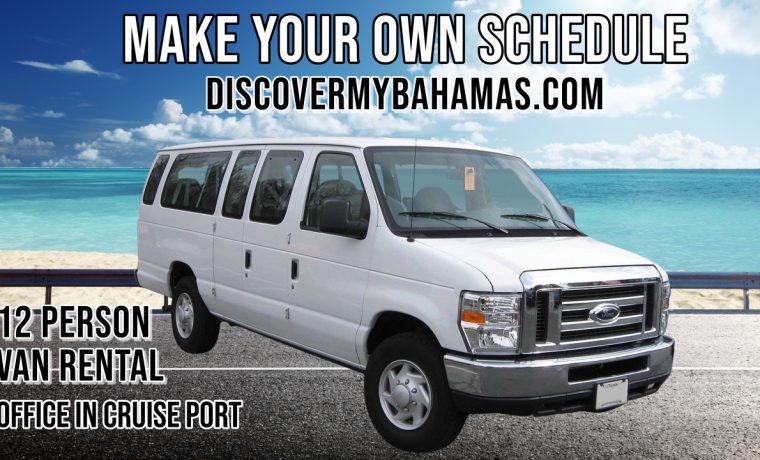 12 PERSON RENTAL VAN – OFFICE LOCATED IN BOTH CRUISE PORTS – ISLAND JEEP & CAR RENTAL