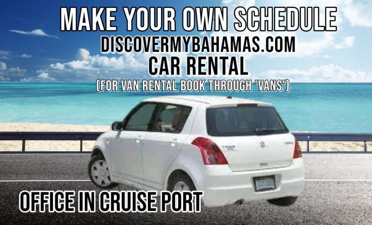 CAR RENTAL WITH ISLAND JEEP & CAR RENTAL – OFFICE IN BOTH CRUISE PORTS