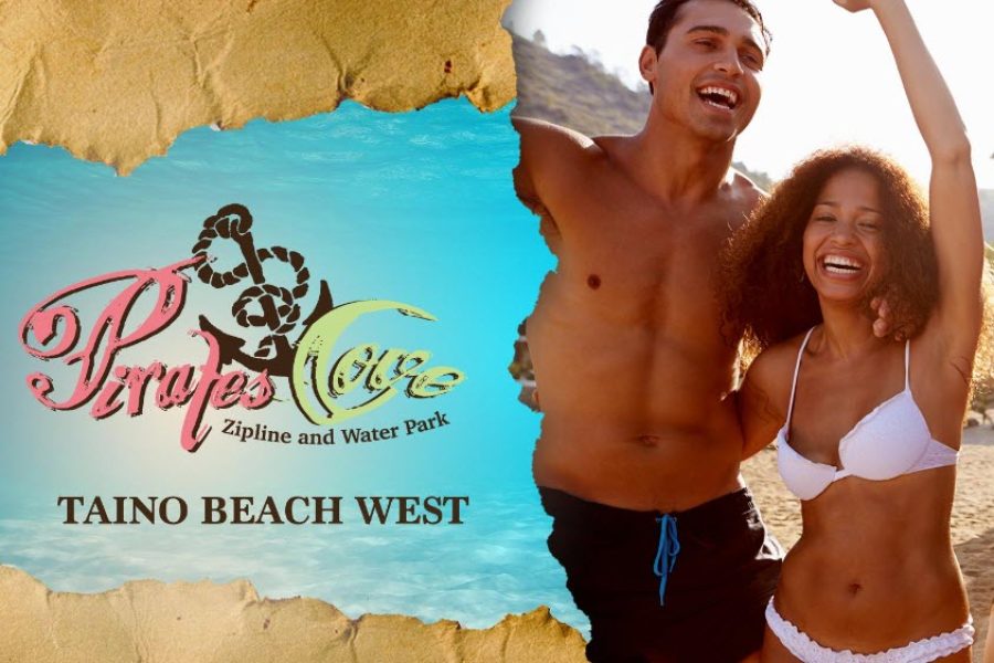 PIRATE’S COVE BEACH, ZIP LINE AND WATER PARK (V.I.P. AC round trip transportation with Bear’s team)                                     .